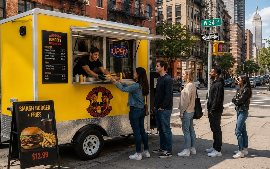 Small food trailer for sale